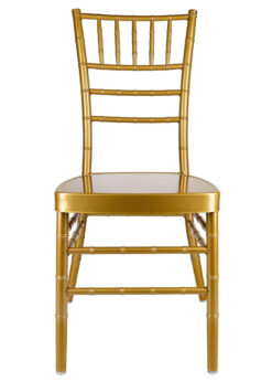 Goid Aluminum Chiavari Chair FRONT CCAG-AX-T