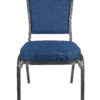 Dark Blue Banquet Chair Front