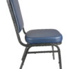 Blue Vinyl Banquet Chair Right