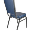 Blue Vinyl Banquet Chair Right