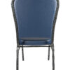 Blue Vinyl Banquet Chair Back