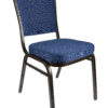 Dotted Blue Banquet Chair 45