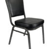 Black Vinyl Banquet Chair 45