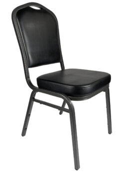 Black Vinyl Banquet Chair 45