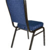 Blue Dotted Banquet Chair Right1