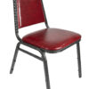 Red Vinyl Banquet Chair