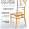 Gold BasicResin Chiavari Chair CCPG-v22-SG-T