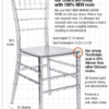 ProClear Resin Thinvisible MonoFrame Chair CCRC-MONO-THIN-ZGT-T