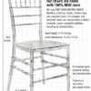 Clear Resin ProClear Chiavari Chair CCRC-U-ZG-T