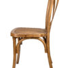 Chestnut Toughresin CrossBack Chair by Chivari CXRC-AX-T