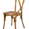 Chestnut Toughresin CrossBack Chair by Chivari CXRC-AX-T