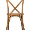 Chestnut Toughresin CrossBack Chair by Chivari CXRC-AX-T