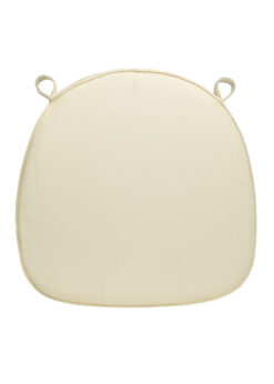 Ivory 2.0″ Thick Cross Back Chair Cushion by Chivari CUSHXSTRAP-IVY-AX-T