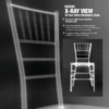 Resin Steel Skeleton Chiavari Chair XRay View