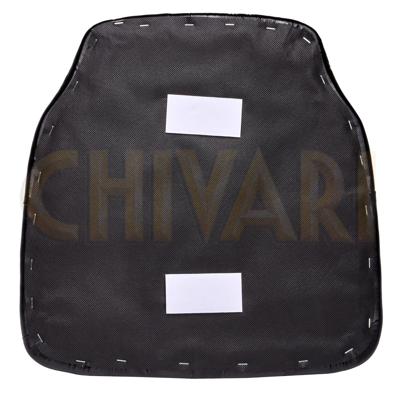 Cushion Chiavari Vinyl Tuft Panel Back - Black Back CUSHPANVINTUFTBLA-AX-T