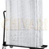 Steel Folding Chair Cart by Chivari, for Poly & Resin Folding Chairs CART100-AX-T Stacking Chairs