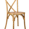 Chestnut ToughWood Cross Back Chair CXWC-AX-T