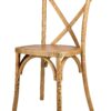 Chestnut ToughWood Cross Back Chair CXWC-AX-T