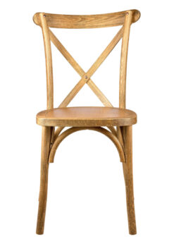 Chestnut ToughWood Cross Back Chair CXWC-AX-T