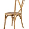 Chestnut ToughWood Cross Back Chair CXWC-AX-T