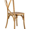 Chestnut ToughWood Cross Back Chair CXWC-AX-T