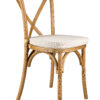 Chestnut ToughWood Cross Back Chair CXWC-AX-T