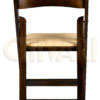 Fruitwood ToughWood Folding Chair with Tan Padded Seat by Chivari FWF-TAN-AX-T 06