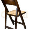 Fruitwood ToughWood Folding Chair with Tan Padded Seat by Chivari FWF-TAN-AX-T 07