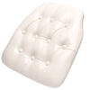 White 1.75″ Thick Vinyl Tufted Panel Chiavari Chair Cushion CUSHPANVINTUFTWHI-AX-T