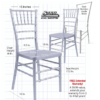 Silver Resin Steel Skeleton Chiavari Chair