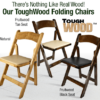 Our Toughwood Folding Chairs