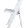 White Resin Folding Chair 4