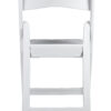 White Resin Folding Chair 6