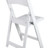 White Resin Folding Chair 7