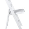 White Resin Folding Chair 8