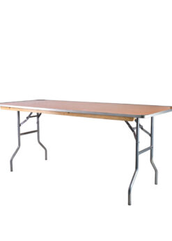 6 Foot (72″x30″) Rectangle CornerMax Plywood Table TPLYRT7230M-MAX-AX-T