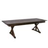 Fruitwood 8 Foot (96″ x 40″) Rectangle Farmhouse Table TFARMRT9640-FRUITWOOD-X-LEG-AX-T