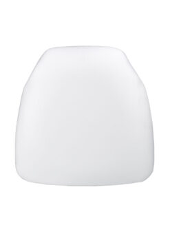 White 1.75″ Thick Fabric Panel Chiavari Chair Cushion CUSHPANFABWHI-AX-T