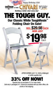 The Tough Guy - Our Classic White ToughResin Folding Chair on Sale for $19.98