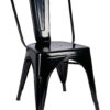 Black Hi Gloss Steelix Tolix Style Metal Restaurant Chair – Ships Fully Assembled CTMB-AX-T