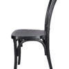 Matte Black ToughResin Willow Chair CWRB-ZG-T