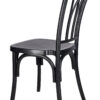 Matte Black ToughResin Willow Chair CWRB-ZG-T