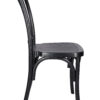 Matte Black ToughResin Willow Chair CWRB-ZG-T