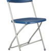 Blue Folding Chair (Steel Poly Chair) CFPBLU-KID-AX-T