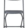 Dark Gray Folding Chair (Steel-Poly Chair) CFPGD-AX-T