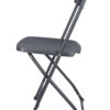 Dark Gray Folding Chair (Steel-Poly Chair) CFPGD-AX-T