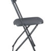 Dark Gray Folding Chair (Steel-Poly Chair) CFPGD-AX-T