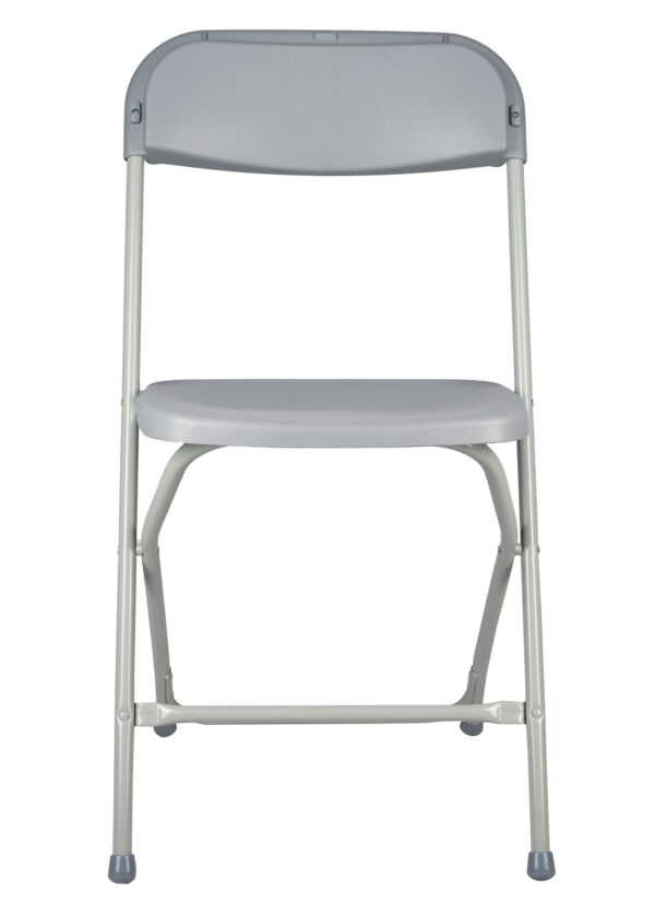 Gray Folding Chair (Steel-Poly Chair) CFPG-AX-T