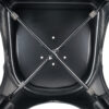 Matte Black 50% Hi Gloss Steelix Tolix Style Metal Restaurant Chair – Ships Fully Assembled CTMBM-AX-T