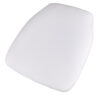 Pure White 1.75″ Thick Vinyl Panel Chiavari Chair Cushion CUSHPANVINPRWHI-PVC-CONT-AX-T